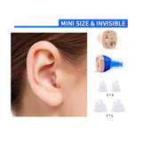 Inner Ear Invisible Digital Noise Reduction Device, USB Rechargeable ITE Hearing Aids for the Deaf