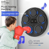 Children's Music Boxing Machine, Blue Light Reaction, Target Hitting, Intelligent Electronic Wall Hanging Device