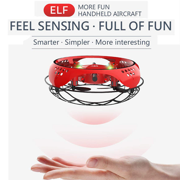 L101 UFO Interactive Infrared Sensor Induction Quadcopter, Intelligent Fly Hand Control Helicopter, Children Magic RC Toy