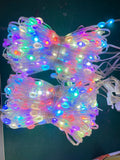 Smart LED RGB Curtain String Lights Bluetooth App Control Christmas Fairy Light Garland DIY Picture Display Party Wedding Decor