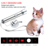 Direct Charging Stainless Steel Laser Torch, Funny Cat Light, Pet Toy