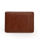 Flip PU Magic Wallet, Business Card Holder Pouch