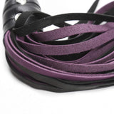 Leather Purple and Black Tassel Whip Toy