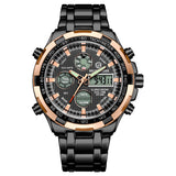 Men's Calendar Alloy Sports, Multi-function Watch