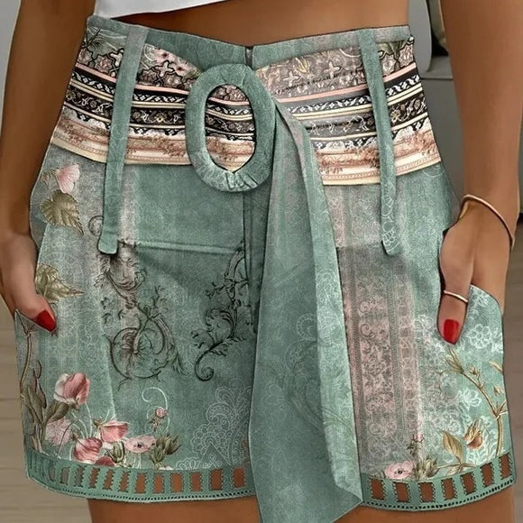 Summer New Lace Stitching, Casual Shorts