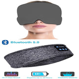 Wireless Bluetooth Sleeping Headband, Thin Soft Elastic Music Earphones, Eye Masks for Side Sleepers or Sporties