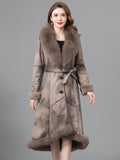 Real Fur One Woman Thickened Coat