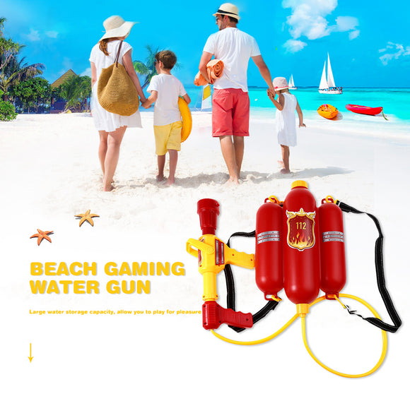 Children's Fire-fighting Plastic Toy, Pull-out High-pressure Backpack Drifting, Creative Jet Water Gun