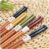 Bamboo Chopsticks, Five Pairs Family Portable Tableware