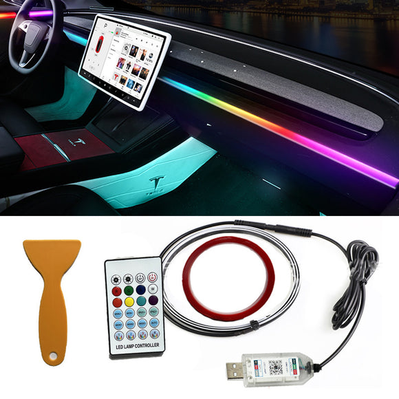 USB Car Ambience Light Music