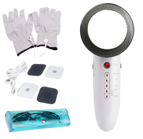 6-in-1 EMS Ultrasonic LED Cavitation Galvanic Ultrasound Thinning Body Infrared Therapy to Lose Weight and Fat Burn