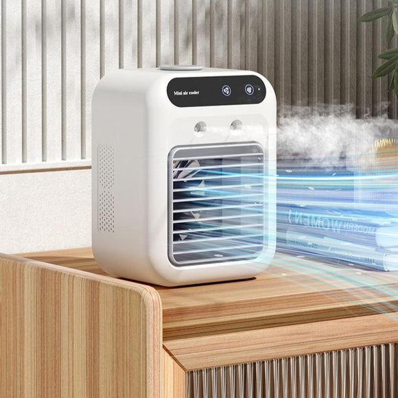 Air Conditioner, Water Cooling Fan for Rooms or Offices, Portable Air Conditioning for Cars