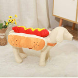 Funny Halloween Costumes for Puppies, Pet Clothing, Hot Dog Design Dog Clothes - Pet Apparels Dressing-up Cat Party Costume Suit