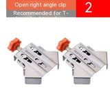 Stainless Steel Woodworking Right Angle Clip, Photo Frame and Picture Frame Quick Fixing 90-degree Clamp