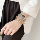 Fashion Beads Metal Watch Strap (Watch not Included)