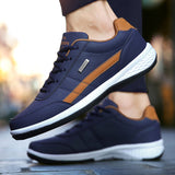 Casual Italian Breathable Leisure Male Sneakers, Non-slip Footwear, Men's Vulcanized Shoes