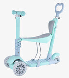 Children can Sit and Paddle, A Five-in-one Pedal Scooter