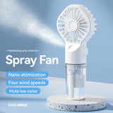 Portable 4-Speed Water Mist Blower, Cooling Artifact USB Charging Summer Supplies, Outdoor Mini Cooler