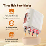 Red Light, Vibration Massage Comb, Micro Current Scalp Remedy