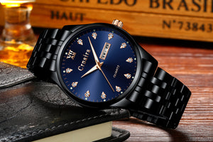 Men's Fashion Business Quartz, Waterproof Calendar Watch