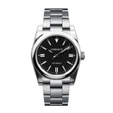 Men's Stainless Steel, Luminous 5ATM Waterproof Automatic, Mechanical Watch