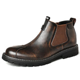 Business or Casual Boots, British Retro Platform Men's Shoes