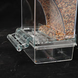 Transparent Automatic Plug-in Bird Food Container