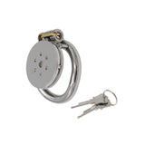 Flat Round Hole, Women's Chastity Cleaner, Lock Cage