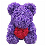 Rose Bear Eternal Creative Ornaments, Valentine's Day, Birthday, Teacher's Day Gift Idea