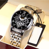 Fashion Jewelry Hollow Men's Watch, Waterproof Luminous Calendar