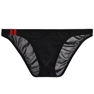 Men's Ice Silk, Transparent Thin, Low Waist Briefs (Pack of 2)