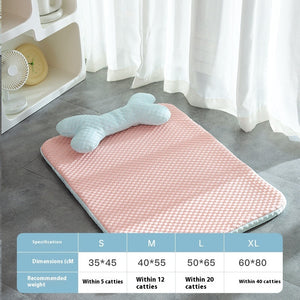 Summer Cool Feeling Dog Mat, Sleeping Pet Pad