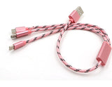 Three-in-one USB Data Cable, Short Type-C Mobile Phone Universal Charger