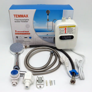 Electric Water Heater, Mini Small Thermostatic Shower Set