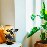 Luminous Bullhead Table Lamp, Home Office Decoration