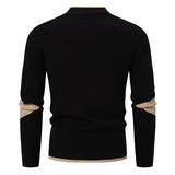 Men's Fashion Trend, Multicolor Woven Cotton Velvet Sweater