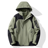 Shell Jacket, Windproof Waterproof, Mountaineering Suit, Cold-proof Warm Cardigan