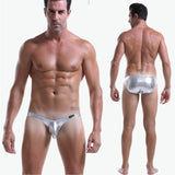 Men's Faux Leather, Sexy Low Waist, Panty Underwear