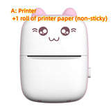 Mini Portable Mini Bluetooth WiFi New Wrong Printer, Mobile Phone Photo Title Note Hot Print Pocket Student Error Label Printer