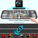 Front and Rear Dual Recording, Rear View Mirror, Dash Cam