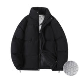 Couple Down Graphene Warm Quilted Pullover, Loose Cotton-padded Tide Jacket