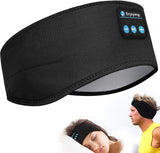 Wireless Bluetooth Sleeping Headband, Thin Soft Elastic Music Earphones, Eye Masks for Side Sleepers or Sporties