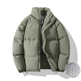 Couple Down Graphene Warm Quilted Pullover, Loose Cotton-padded Tide Jacket