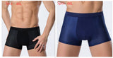 Ice Silk Men's Underwear, Mesh Boxers