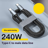 PD Fast Charge 240W Weaving Data Cable