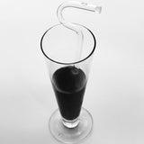 Clear High Boro-silicate Juice Straw