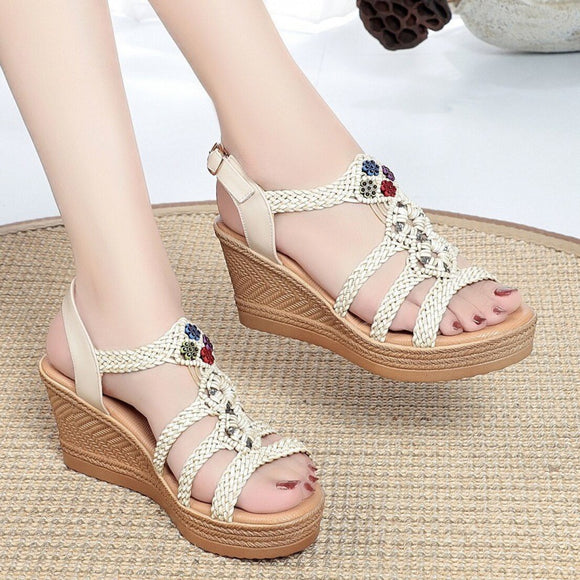 Platform Shoes Women's High Heel Sandals Trending Fashion