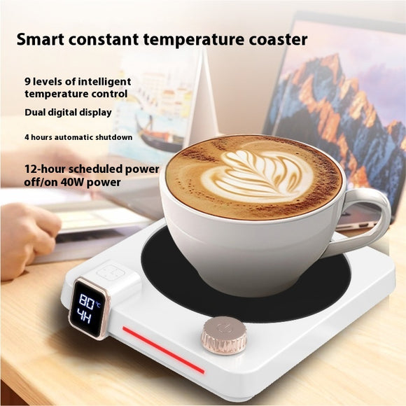 Instant Hot Timing Thermal Cup Pad, Coffee Heating Coaster, Kitchen Gadgets