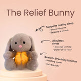 Breathing Rabbit Soothing Sensory Plush Toy that Relieves Anxiety, Breather for Newborns, Bunny Comforter to Conciliate Babies