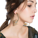 Alloy Diamond-studded Scorpion Earrings, Ear Accessories